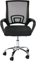 Ergonomische Stoel Zwart Mesh | Premium | OP=OP, Huis en Inrichting, Banken | Bankstellen, Eenpersoons, Minder dan 75 cm, Hoekbank