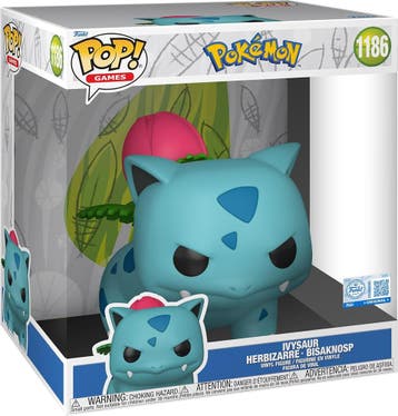 Funko Pop! Jumbo - Ivysaur #1186 | Funko - Hobby Artikelen, Verzamelen, Poppetjes en Figuurtjes, Verzenden, Nieuw