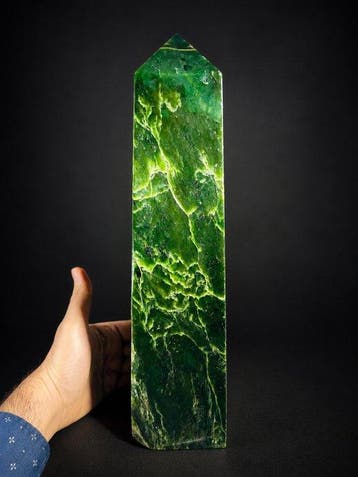 Verklaring Nephrite Jade Tower – Groot groen
