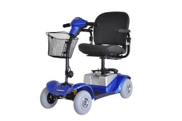 Scootmobiel Kymco Mini LS Comfort+ Blauw geveerd, Diversen, Brommobielen en Scootmobielen, Ophalen of Verzenden, Nieuw, Kymco