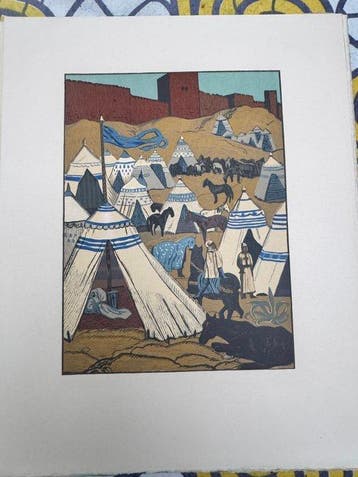Barrès, Maurice / André Suréda - Orientalisme. Un Jardin sur