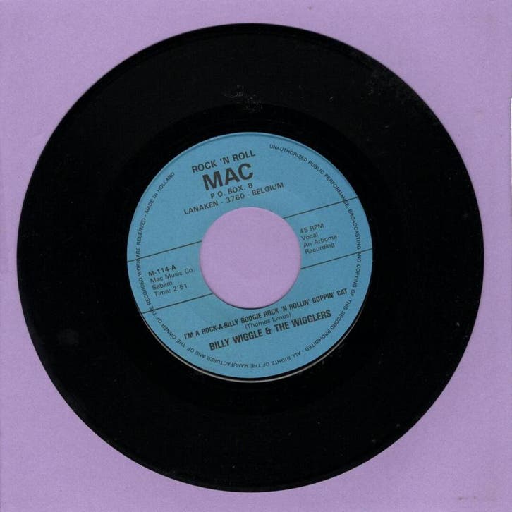 Billy Wiggle n The Wigglers – Im A Rock-A-Billy Boogie Ro, Cd's en Dvd's, Vinyl Singles, Ophalen of Verzenden