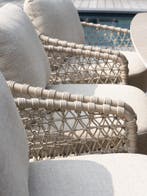 Donato Sardinia low dining set 8 delig 160 cm rond keramiek, Ophalen of Verzenden, Nieuw