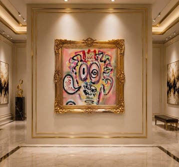 Timo Wedell - Eccentric Heartbeat, Bold Lines - XL- Basquiat