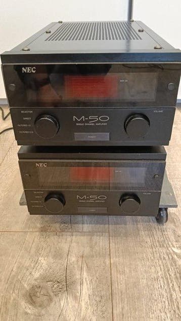 NEC - M-50 Solid state dual mono block eindversterker, Nieuw