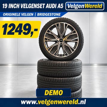 19 inch originele Audi A5 velgenset Nieuw DEMO | 0726-23, 19 inch, 245 mm, Banden en Velgen, Nieuw