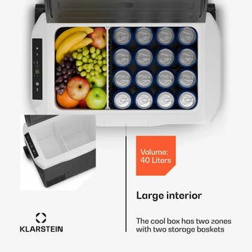 PolarForce Compressor Camping Koelkast | Zwart | JouwKlimaat, Zonder vriesvak, Minder dan 85 cm, Refurbished, Ophalen of Verzenden