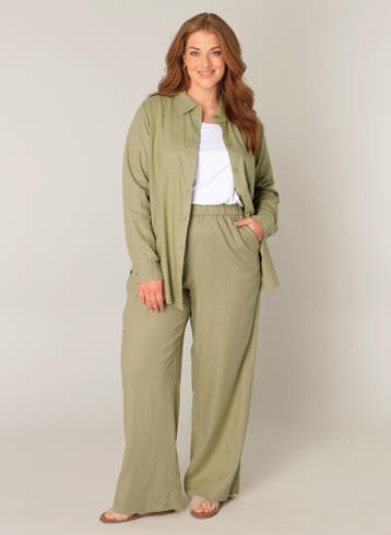 Base Level Curvy broek Yula Maat:, Verzenden, Nieuw, Overige kleuren