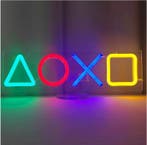 LED Neon Wandlamp – Gaming Nachtlamp USB voor Slaapkamer, Huis en Inrichting, Lampen | Tafellampen, Verzenden, Nieuw