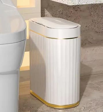 Slimme Sensorprullenbak 7L/9L – Stijlvol en Geribbeld Design, Verzenden, Nieuw