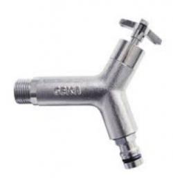 Geka Plus - nikkel Design water aftapkraan bu.dr. 1/2 x plug, Ophalen of Verzenden, Nieuw