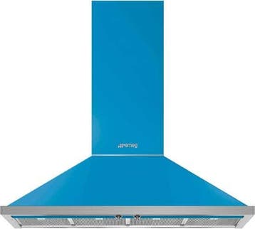 Smeg KPF12T afzuigkap Muurmontage Turkoois 606 m³/uur A+, Witgoed en Apparatuur, Verzenden, Nieuw