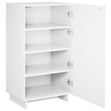vidaXL Schoenenkast 48 x 38 x 87,5 cm Bewerkt hout Hoogglans, Verzenden, Nieuw