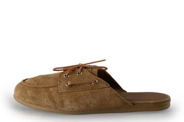 Manfield Instappers in maat 38 Cognac, Overige kleuren, Verzenden, Instappers, Zo goed als nieuw