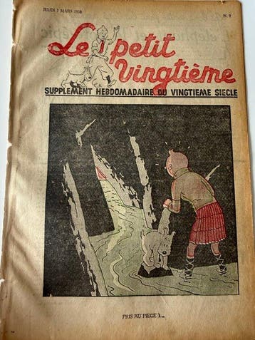 Petit Vingtième - Couverture de Hergé - Ile Noire - 1938, Nieuw