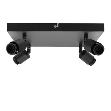 Aluminium plafondfitting zwart, Rika, Huis en Inrichting, Ophalen of Verzenden, Nieuw, Metaal, Basis