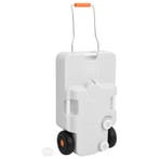vidaXL Watertank op wielen 30 L grijs, Verzenden, Nieuw