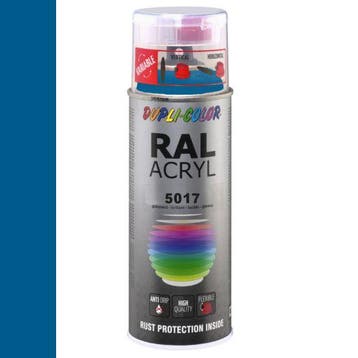 Dupli-Color Ral Acryl Ral 5017 Verkeersblauw Hoogglans 400, Ophalen of Verzenden, Nieuw