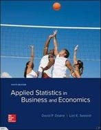 ISE Applied Statistics in Business and Economi 9781260092523, Zo goed als nieuw