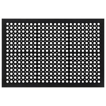 vidaXL Deurmat rechthoekig 60x90 cm rubber, Tuin en Terras, Verzenden, Nieuw