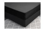 PRIMAVIERA DELUXE Satijnen Hoeslaken Zwart - 90 x 200, Nieuw