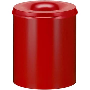 Afvalbak | Metaal | Rood | 80L | Open | Vlamdovend |, Verzenden, Nieuw in verpakking