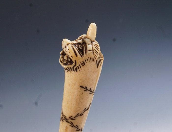 Scandinavië, Antiek Sami-mes (Puukko), 19e-eeuwse Volkskunst, Antiek en Kunst, Antiek | Overige Antiek