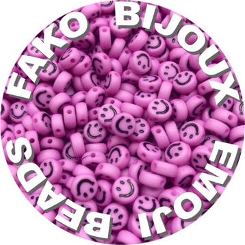 Fako Bijoux - Emoji / Smiley Kralen - Acryl - 7mm - Sieraden, Verzenden, Nieuw
