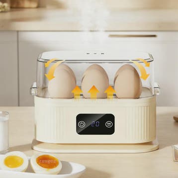 Compacte Elektrische Ei Koker met Timer & Automatische Uitsc, Verzenden, Nieuw