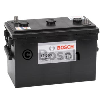 Bosch Auto accu 6 volt 150 ah Type T3 063, Ophalen of Verzenden, Nieuw
