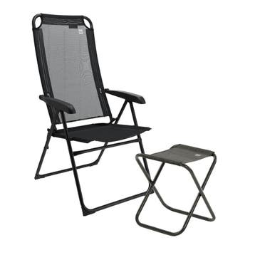 Travellife Como standenstoel met voetenbank - blend grey, Verzenden, Nieuw