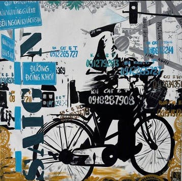 Nguyen Van Pho (1999) - Le Bruit de Saigon 80 80 cm - No