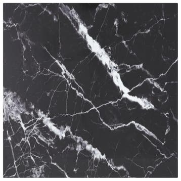 vidaXL Tafelblad 60x60 cm 6 mm gehard glas met marmeren, Verzenden, Nieuw