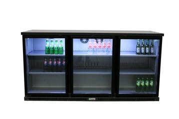 Serrco flessen-/ fustenkoeling 3 deurs (glas), Zakelijke goederen, Horeca | Keukenapparatuur, Ophalen of Verzenden, Nieuw zonder verpakking