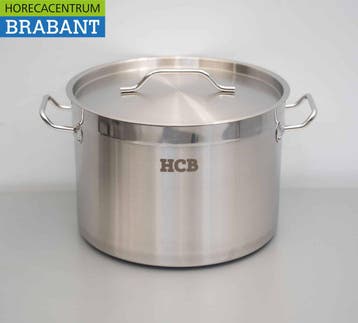 RVS HCB Soeppan Kookpan Pan Inductie 30 x 20 cm 14 liter, Ophalen of Verzenden, Nieuw in verpakking