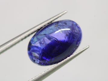 Tanzaniet Geen reserve 4,7 ct natuurlijke tanzaniet bicolor