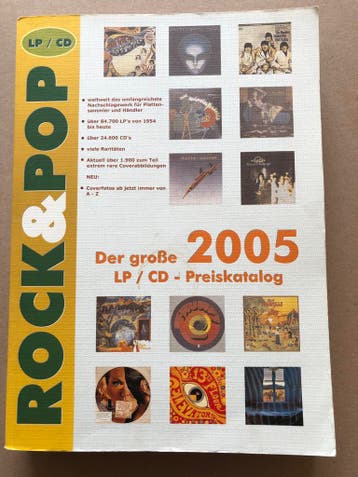 Rock en Pop - LP en CD - Prijscatalogus - DUITS, Ophalen of Verzenden, Zo goed als nieuw, Boek, Tijdschrift of Artikel