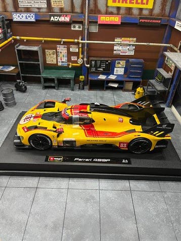 Bburago 1:18 - Modelauto - Ferrari 499P Sieger 24h Le Mans s, Nieuw