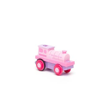 Bigjigs Krachtige Roze Locomotief ( van €17,99 voor €9,00, Ophalen of Verzenden, Nieuw