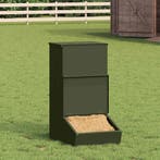 vidaXL Varkensvoeder Olijf Groen 55 x 38 x 76 cm Koudgewalst, Dieren en Toebehoren, Verzenden, Nieuw