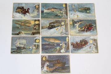 Verenigde Staten - Ansichtkaart (10) - 1908-1915, Gelopen