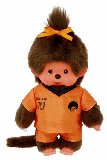 Monchhichi pop voetbal meisje 20cm  van €28,99 voor €26,09, Ophalen of Verzenden, Nieuw