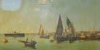 Pietro Fragiacomo (1856-1922) - Porto di Trieste, Antiek en Kunst