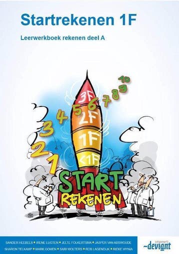 9789491699412 Startrekenen 1F Deel A rekenen Leerwerkboek, Boeken, Schoolboeken, Verzenden, Zo goed als nieuw, Sander Heebels