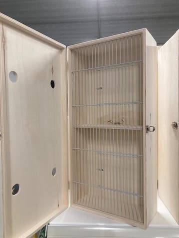 Transportkooi met deksel 2 vaks groot, Dieren en Toebehoren, Ophalen of Verzenden, Nieuw
