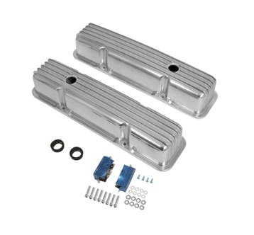 Finned Aluminum Valve Covers chevrolet SB classic look, Ophalen of Verzenden, Nieuw
