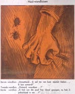 Wandluizen in Nazi-Duitsland op spotprent (lijst optie), Verzenden