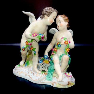 Joachim J. Kändler - Dresden - Cherubs Cupids - ca 1910 -