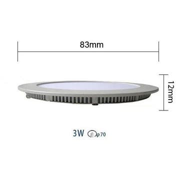 LED Spot/Downlight/Paneel 3W 4200K Dimbaar Natuurlijk Wit, Ophalen of Verzenden, Nieuw, Overige fittingen, Plafondspot of Wandspot