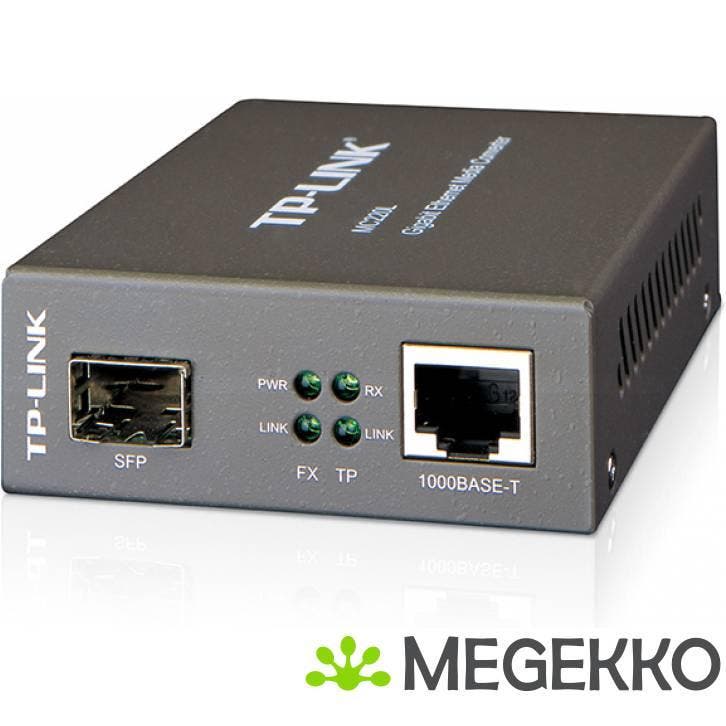 TP-Link Gigabit SFP Media Converter MC220L, Computers en Software, Overige Computers en Software, Nieuw, Verzenden